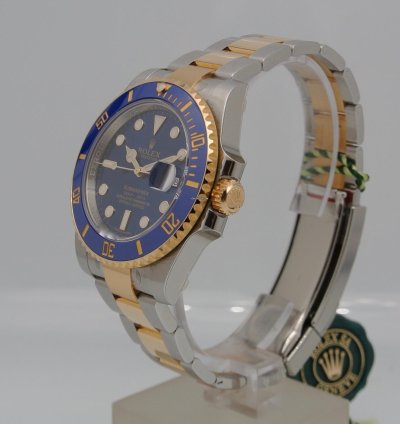 Rolex Submariner Date Blue Old Reference 116613 Nos Full Stickers