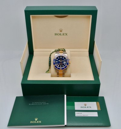 Rolex Submariner Date Blue Old Reference 116613 Nos Full Stickers