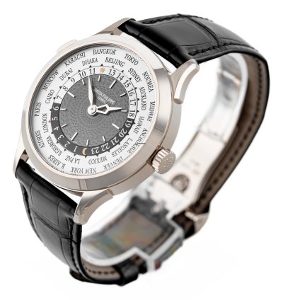 Patek Philippe World Time White Gold 18k Grey Dial Ref 5230g-014 Full Set