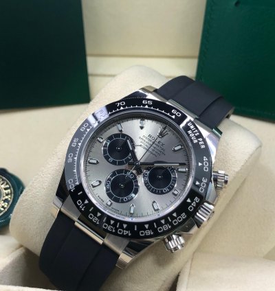 Rolex Daytona White Gold Oysterflex 2023 Full Set