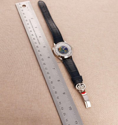 Patek Philippe World Time White Gold World Time Enamel Watch Ref 5231