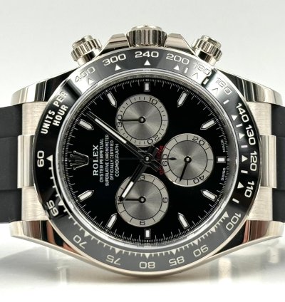 Rolex Daytona White Gold Oysterflex Black Dial 126519ln Unworn 2024