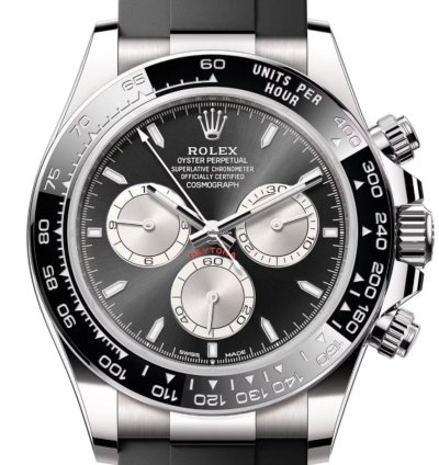 Rolex Daytona White Gold Oysterflex Black Dial 126519ln Unworn 2024