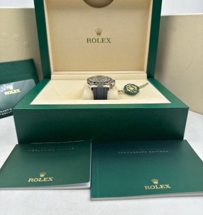 Rolex Daytona White Gold Oysterflex Black Dial 126519ln Unworn 2024