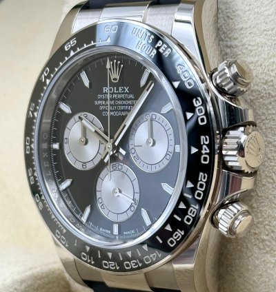 Rolex Daytona White Gold Oysterflex Black Dial 126519ln Unworn 2024