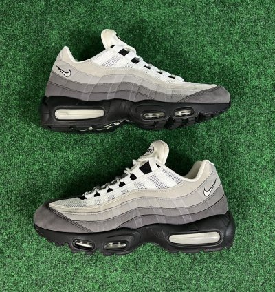 Nike Air Max 95 Og Gradient Grey Black White Mens Size 10 5
