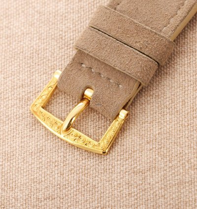 Patek Philippe Yellow Gold Rectangular Watch Ref 10 With Remarkable Engraving Details