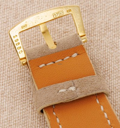 Patek Philippe Yellow Gold Rectangular Watch Ref 10 With Remarkable Engraving Details