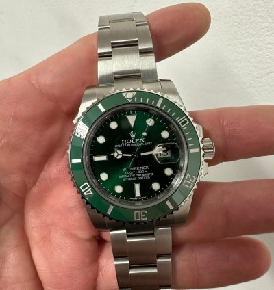Rolex Submariner Date Ceramica Ceramic Full Set Hulk Verdone New Nuovo Plastic Plastiche Mark 1
