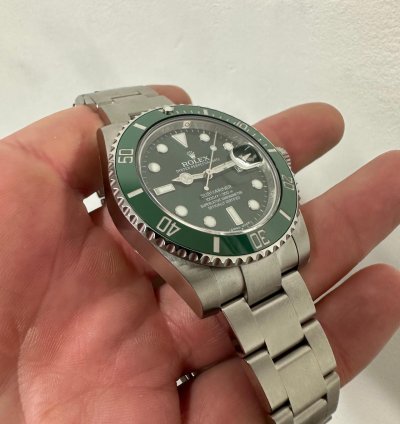 Rolex Submariner Date Ceramica Ceramic Full Set Hulk Verdone New Nuovo Plastic Plastiche Mark 1
