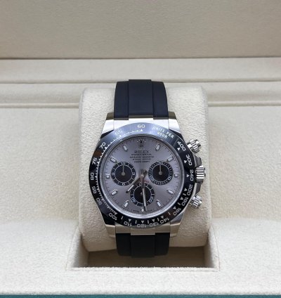 Rolex Daytona White Gold Oysterflex Bracelet Ghost