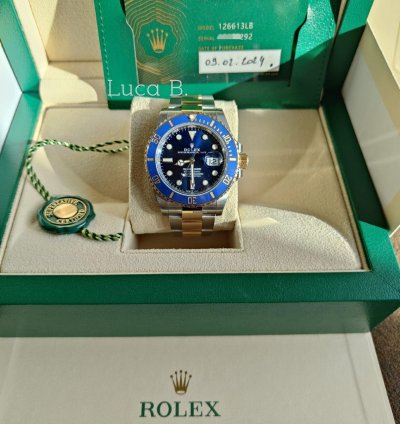 Rolex Submariner Date Certified 41mm Stainless Steel Yellow Gold