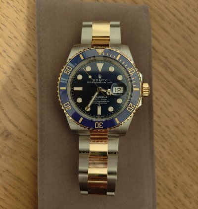 Rolex Submariner Date Certified 41mm Stainless Steel Yellow Gold