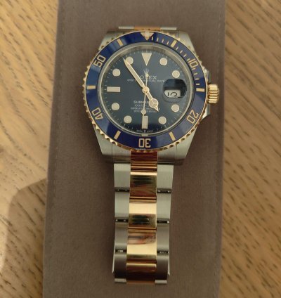 Rolex Submariner Date Certified 41mm Stainless Steel Yellow Gold