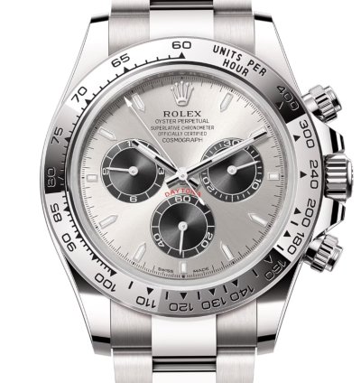 Rolex Daytona White Gold Silver Dial 126509 Unworn Full Set