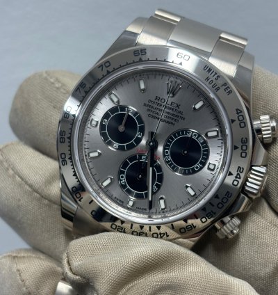 Rolex Daytona White Gold Silver Dial New 2023 Box And Papers 116509