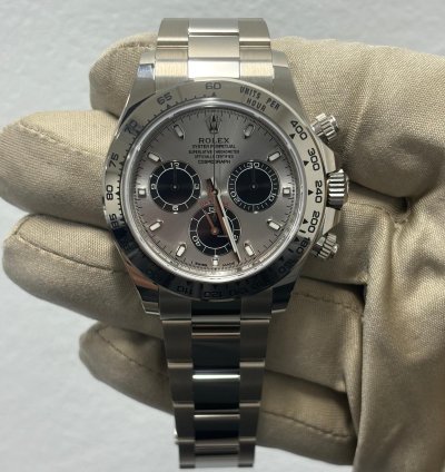 Rolex Daytona White Gold Silver Dial New 2023 Box And Papers 116509