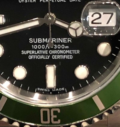 Rolex Submariner Date Ghiera Verde Kermit Nos 2005 Full Stickers