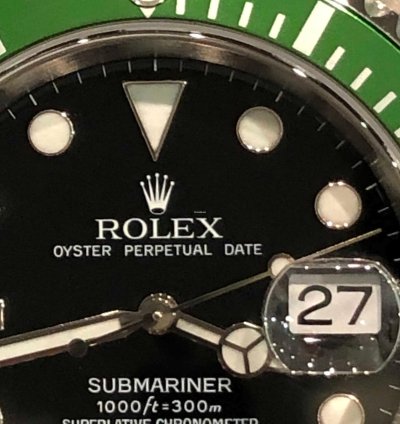 Rolex Submariner Date Ghiera Verde Kermit Nos 2005 Full Stickers