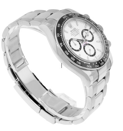 Rolex Daytona White Panda 40mm Stainless Steel White Dial Black Bezel 126500ln