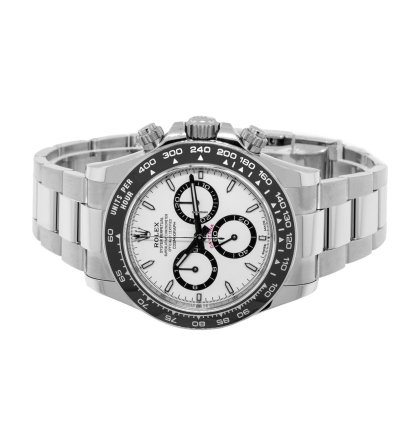 Rolex Daytona White Panda 40mm Stainless Steel White Dial Black Bezel 126500ln