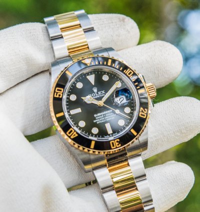 Rolex Submariner Date Gold Stainless Steel