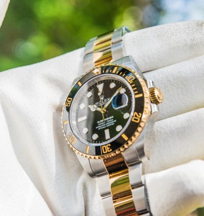 Rolex Submariner Date Gold Stainless Steel