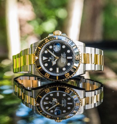 Rolex Submariner Date Gold Stainless Steel