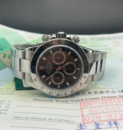 Rolex Daytona With Partial Stikers