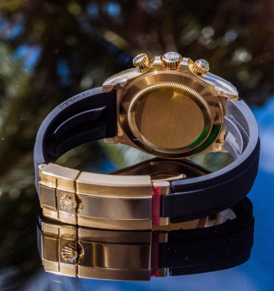 Rolex Daytona Yellow Gold - Meteorite Dial - Oysterflex discontinued