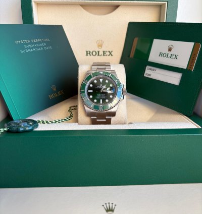 Rolex Submariner Date Hulk - 116610lv - 2020 Old Card