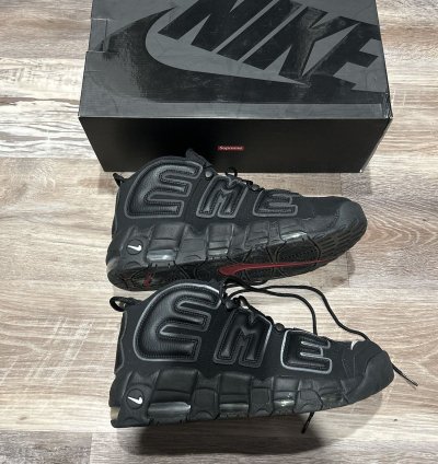 Nike Air More Uptempo Supreme Black