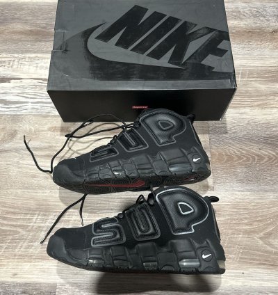 Nike Air More Uptempo Supreme Black