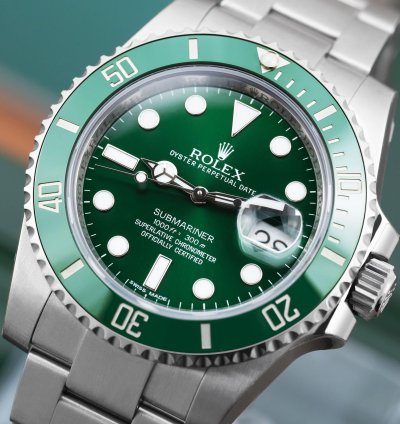 Rolex Submariner Date Hulk 116610lv - 2013 Full Set Unworn Fully Stickered Green Dial