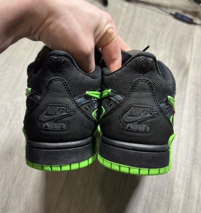 Nike Air Rubber Dunk Off-white Green Strike Mens Sneakers