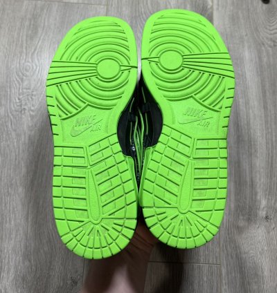 Nike Air Rubber Dunk Off-white Green Strike Mens Sneakers