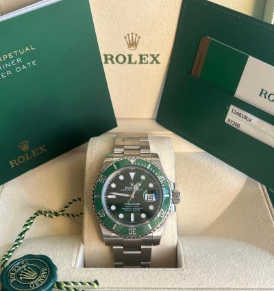 Rolex Submariner Date Hulk 116610lv 20218 Old Card