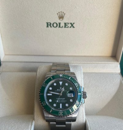 Rolex Submariner Date Hulk 116610lv 20218 Old Card