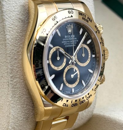 Rolex Daytona Yellow Gold Black Dial Yellow Gold Bracelet 126508 Unworn 2024