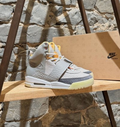 Nike Air Yeezy 1 Zen Grey High Top Sneakers
