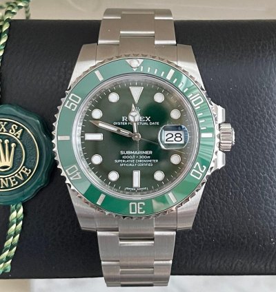 Rolex Submariner Date Hulk 116610lv New Full Stickers