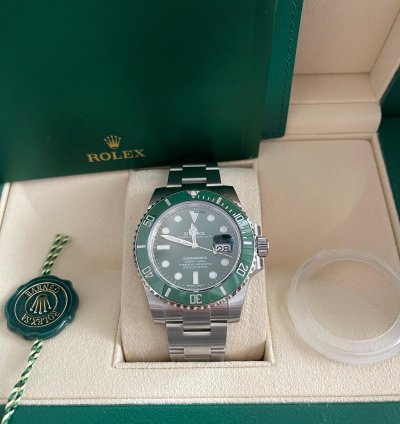 Rolex Submariner Date Hulk 116610lv New Full Stickers