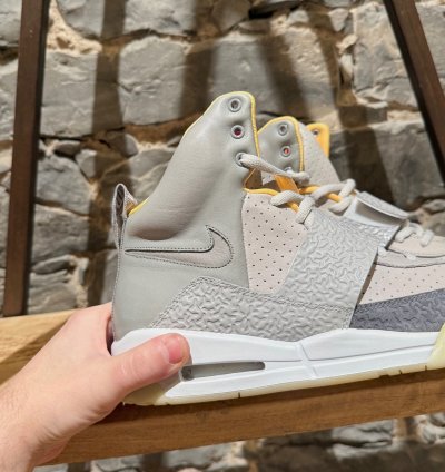 Nike Air Yeezy 1 Zen Grey High Top Sneakers