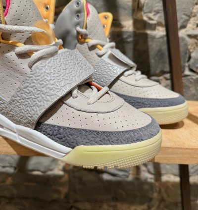 Nike Air Yeezy 1 Zen Grey High Top Sneakers