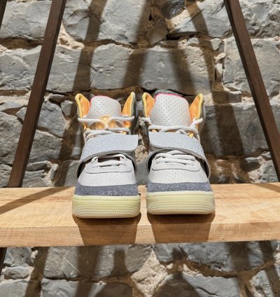Nike Air Yeezy 1 Zen Grey High Top Sneakers