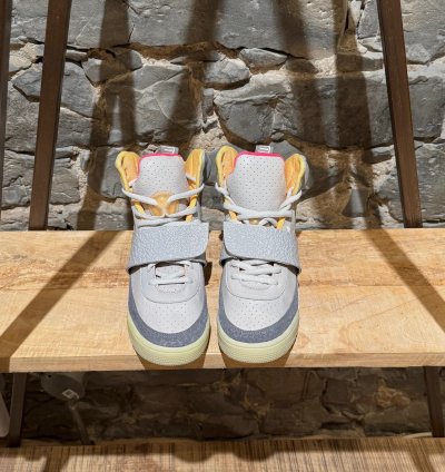 Nike Air Yeezy 1 Zen Grey High Top Sneakers