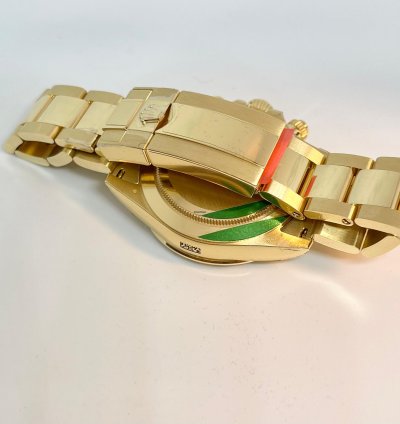 Rolex Daytona Yellow Gold Black Diamond Dial 116508 New