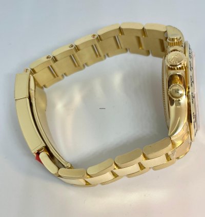 Rolex Daytona Yellow Gold Black Diamond Dial 116508 New