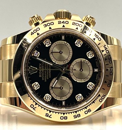 Rolex Daytona Yellow Gold Black Diamond Dial 126508 Unworn 2024