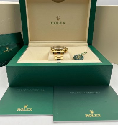 Rolex Daytona Yellow Gold Black Diamond Dial 126508 Unworn 2024